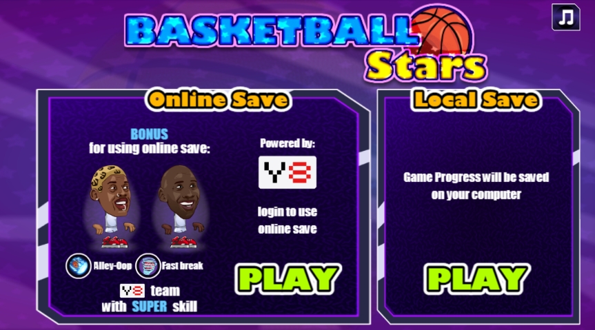 เกม Basketball Stars