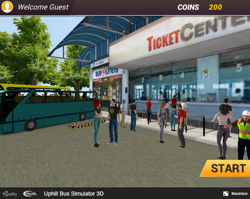 เกม Uphill Bus Simulator 3D
