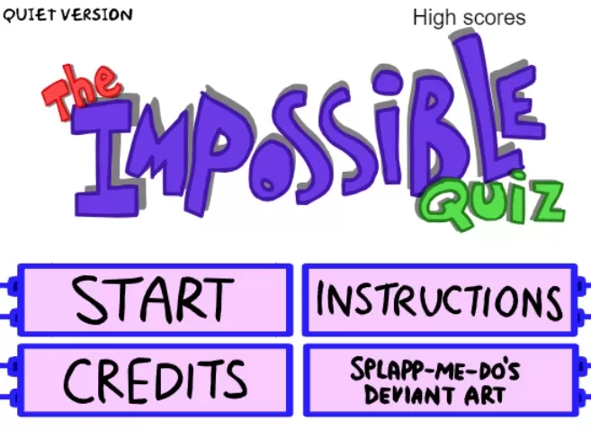 รีวิวเกมออนไลน์ The Impossible Quiz เกมน่าเล่น